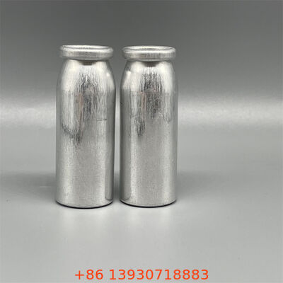 Kaleng Aerosol Aluminium Diameter 20mm yang tahan lama dengan desain tahan kebocoran dan ringan untuk penggunaan kosmetik dan farmasi