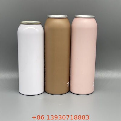 Premium Aluminium Aerosol Canister dengan Konstruksi anti bocor tanpa lilitan Properti penghalang yang unggul dan daya tahan ringan