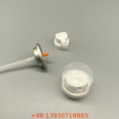 Katup Semprot Sampo Kering Aerosol Premium dengan Dispersi Bubuk Halus dan Operasi 360 Derajat Bebas Residu