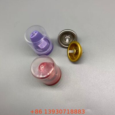 Aluminium Konstruksi korosi tahan aerosol semprot katup dengan 360 derajat fungsi untuk rambut Mousse