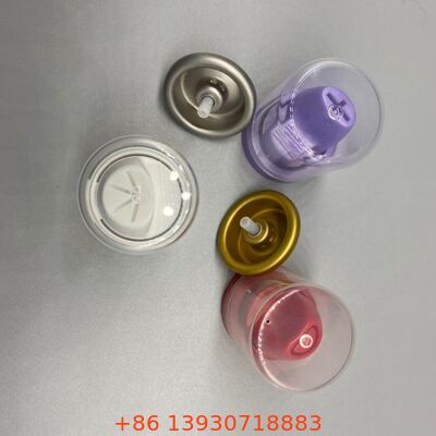 Aluminium Konstruksi korosi tahan aerosol semprot katup dengan 360 derajat fungsi untuk rambut Mousse