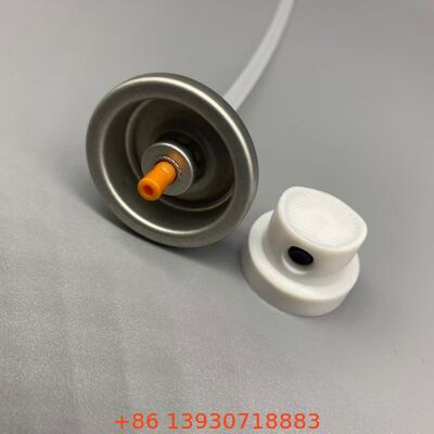 Katup Semprot Aerosol Tahan Bahan Kimia Nozel Anti-Mampet Kabut Presisi untuk Aplikasi Lem Rambut dan Perekat