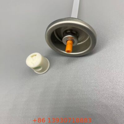 Katup Semprot Aerosol Tahan Bahan Kimia Nozel Anti-Mampet Kabut Presisi untuk Aplikasi Lem Rambut dan Perekat