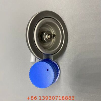 Klep gas butana tinplate satu inci yang tahan kebocoran untuk memasak di luar ruangan dan pelarut industri