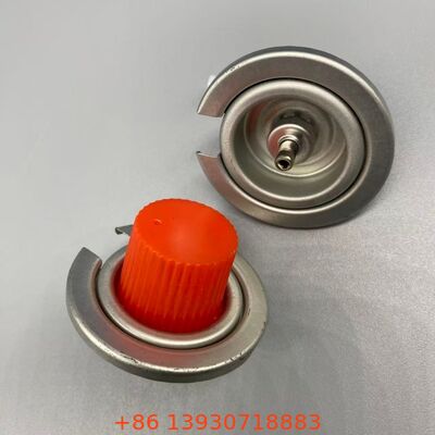 Klep Kompor Masakan Luar Ruangan 1 Inci Bertugas Berat Dengan Tutup Merah