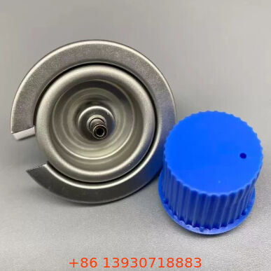 Katup Gas Kompor Luar Ruangan Kelas Industri 1 Inci dengan Tutup Pengaman Merah