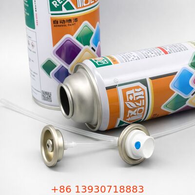 Set katup semprot cat wanita yang dilapisi tahan UV yang cocok dengan warna dan aktuator siap dipasang