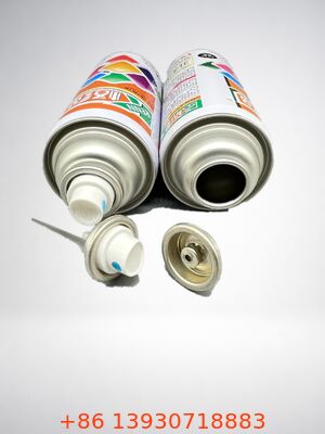 Set katup semprot cat wanita yang dilapisi tahan UV yang cocok dengan warna dan aktuator siap dipasang