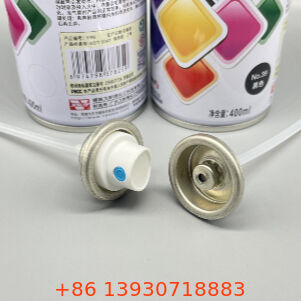 Set katup penyemprot cat wanita berlapis yang cocok dengan warna dan aktuator siap dipasang dengan ketahanan pudar dan goresan