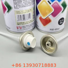 Dilapisi warna-cocok wanita cat semprot katup dan aktuator set