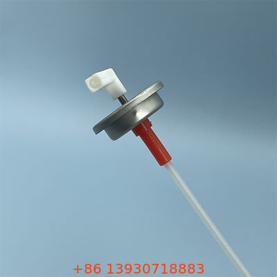 Katup aerosol yang diukur presisi dengan batang logam dan kecepatan semprotan yang dapat disesuaikan untuk ketahanan kebocoran