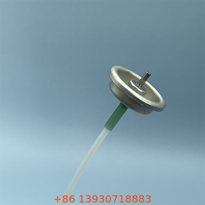 Katup aerosol yang diukur presisi dengan batang logam dan kecepatan semprotan yang dapat disesuaikan untuk ketahanan kebocoran