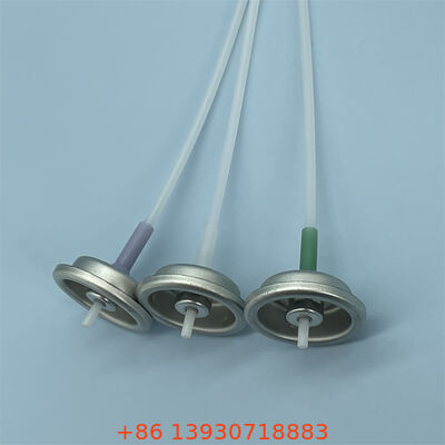 Katup Aerosol Terukur 1 Inci dengan Sistem Dispensing Terukur dan Warna Aktuator yang Dapat Disesuaikan