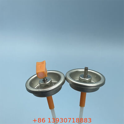 Precision 1 Inch Metered Aerosol Valve dengan rate semprotan yang disesuaikan dan warna aktuator yang disesuaikan