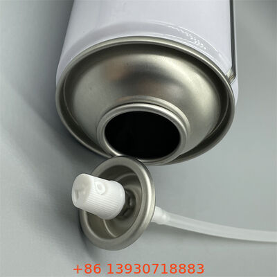 Katup aerosol 360 derajat dengan komponen stainless steel untuk pemberian bahan kimia keras