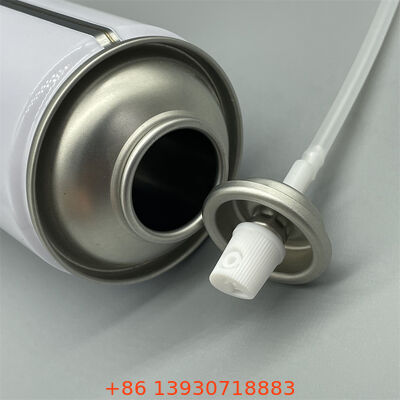 Katup aerosol 360 derajat dengan komponen stainless steel untuk pemberian bahan kimia keras