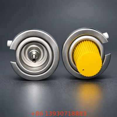 Katup Isi Ulang Butana Tinplate 1 Inci untuk Pelepasan Bahan Bakar Terkendali