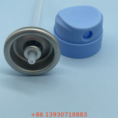 Katup Aerosol Tabir Surya Satu Inci dengan Nozel Tahan Sumbat dan Operasi 360 Derajat untuk Perlindungan Seluruh Tubuh