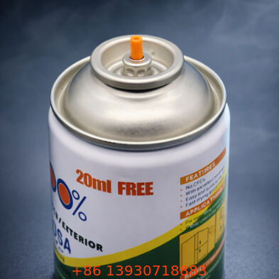 Katup Cat Aerosol Pria Bersegel Tinggi dengan Desain Warna Pra-Selesai