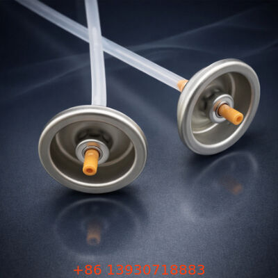 Katup cat aerosol pria halus dengan penyegelan yang kuat dan finishing pra-diwarnai