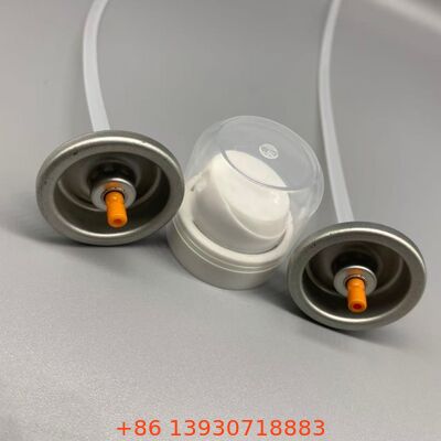 Katup Semprot Sampo Kering Aerosol dengan Teknologi Dispersi Serbuk Halus