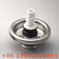 Satu Inch PU Foam Aerosol Valve dengan extended Dip Tube untuk Dispensing Terkontrol