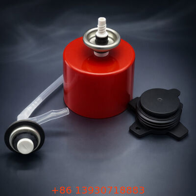 Satu Inch PU Foam Aerosol Valve dengan extended Dip Tube untuk Dispensing Terkontrol