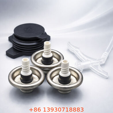 Satu Inch PU Foam Aerosol Valve dengan extended Dip Tube untuk Dispensing Terkontrol