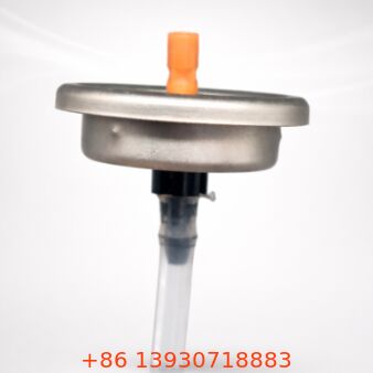 Katup Aerosol Oksigen Portabel 25,4mm dengan Konstruksi Logam dan Plastik untuk Sistem Pernapasan Darurat