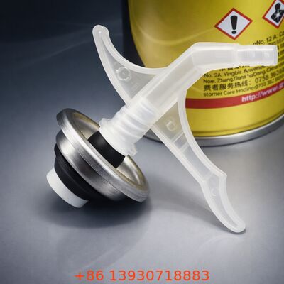 Aerosol PU Foam Valve dengan batang panjang dan jangkauan yang diperpanjang untuk aplikasi busa bertekanan tinggi