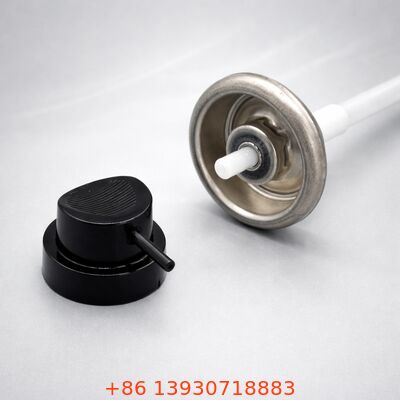 Katup Aerosol Tinplate Logam Satu Inci dengan Dispensing Terbalik 360° untuk Penyemprotan Multi-Arah