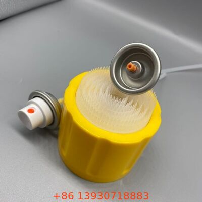 Katup Aerosol Pembersih Busa 1 Inci dengan Tutup Sikat Terintegrasi untuk Semprotan Pembersih Interior Mobil