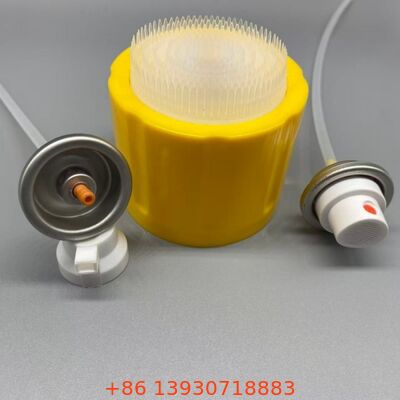 1 Inch Aerosol Valve System with Brush Cap untuk produk pencuci semprotan busa