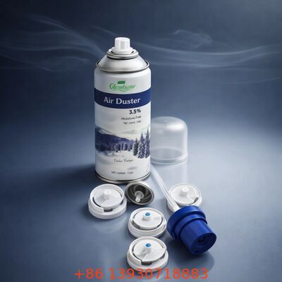 Aerosol Antibacterial Spray Valve dengan Pengiriman Desinfektan Kabut halus dan Dispenser yang Dilindungi Perisai Kebersihan dalam Ukuran Katup Satu Inci