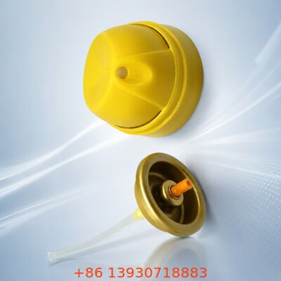 53mm Precision Mist Valve for Continuous Mist Spray in Hypoallergenic Deodorant Aerosol Packaging (Klep Kabut Presisi 53mm untuk Semprot Kabut Kontinyu dalam Kemasan Aerosol Deodorant Hipoalergenik)