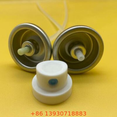 Anti-Clog Sunscreen Aerosol Valve dengan Operasi 360 derajat dan Seal anti kebocoran untuk Semprot Kontinyu