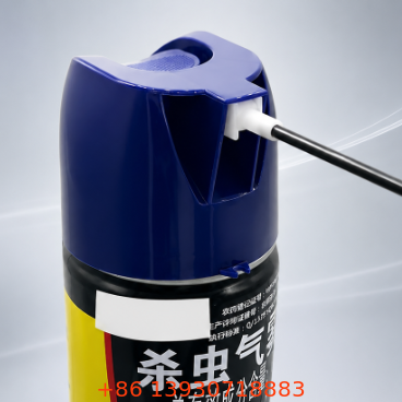 65mm Heavy-duty Plastic Aerosol Cap dengan tabung ekstensi untuk arah semprot terkontrol