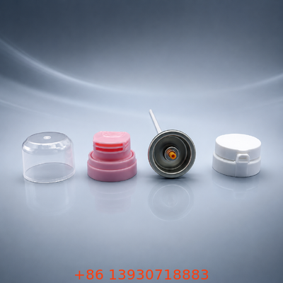 Katup Semprot busa cukur Aerosol Berkulit Kaya dengan Pemicu Ergonomis Satu-Tangan dan Penutup kedap udara