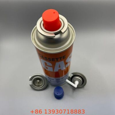 Katup aerosol gas butan tahan kebocoran dengan teknologi segel ganda dan nozzle presisi untuk kompor kaset
