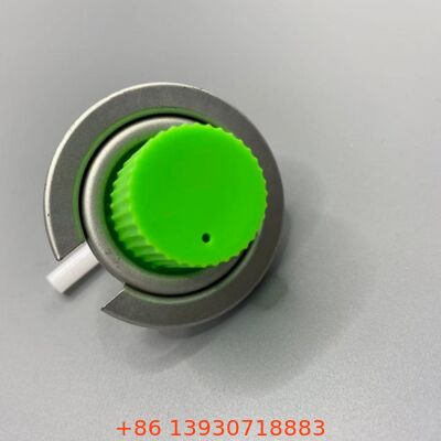Satu Inch Aerosol Butane Gas Valve dengan aliran presisi dan kinerja anti kebocoran untuk kompor portabel