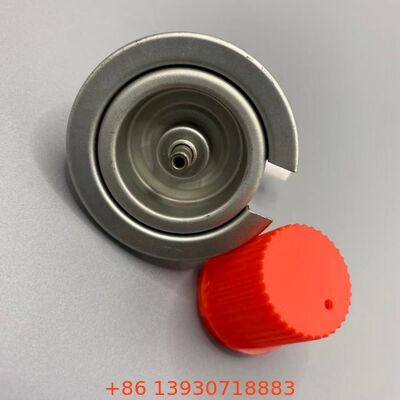 Satu Inch Aerosol Butane Gas Valve dengan aliran presisi dan kinerja anti kebocoran untuk kompor portabel