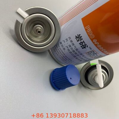 Katup Gas Butane Aerosol dengan Nozzle DNM yang Tidak Bisa Kebocoran, Toleransi Tekanan Tinggi, dan Bahan-bahan yang Tahan Kimia untuk Kemping Musim Dingin & Memasak di Ketinggian Tinggi