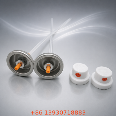 Soft-Finish Aerosol Male Paint Spray Valve dengan Atomisasi Kabut halus dan UV-Resistant Color-Matched Finish
