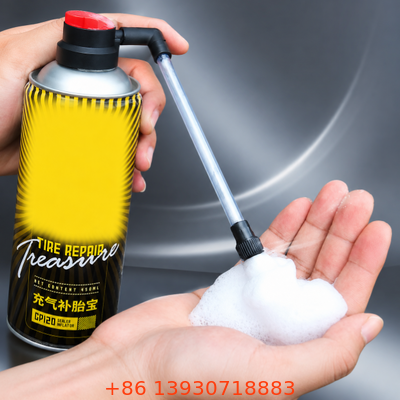 Katup Inflator Ban Aerosol 1 inci dengan Konstruksi Tinplate dan Quick Connect Coupler untuk Pemeliharaan Otomotif