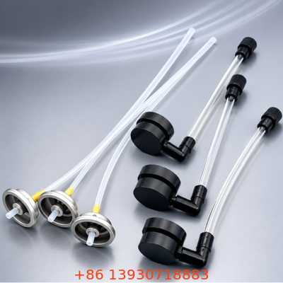 Katup Sealant Ban Satu Inci dengan Konstruksi Tinplate dan Quick Connect Coupler untuk Inflator Ban Aerosol