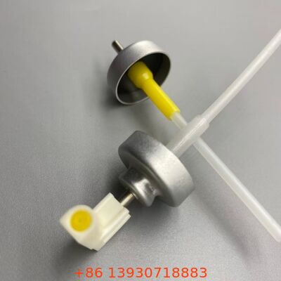 Katup pengukur 20mm dengan batang logam paduan untuk dosis konsisten 50-150mcl