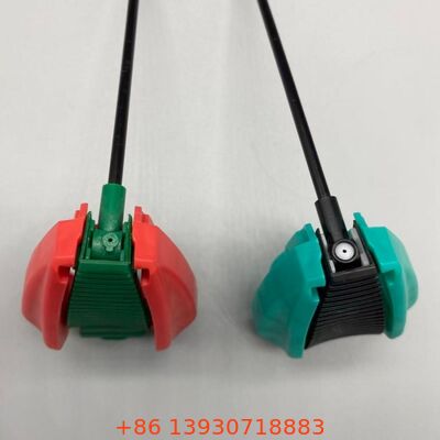 Aktuator Pemicu Lipat dengan Mekanisme Penguncian Anti Bocor, Tabung Ekstensi Terintegrasi, dan Nosel Semprot Aksi Ganda untuk Aerosol