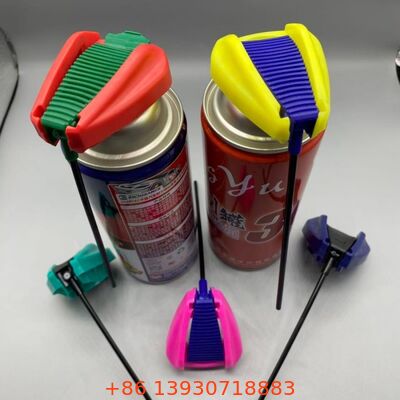 Kap pemicu aerosol berkualitas tinggi dengan mekanisme penguncian anti kebocoran, tabung ekstensi terintegrasi, dan nozzle semprotan beraksi ganda