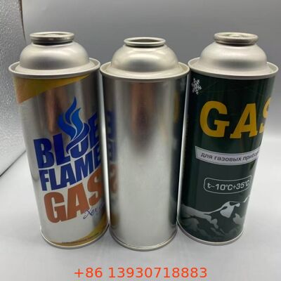 Tabung Gas Butana Isi Ulang Tinplate 65mm untuk Stabilitas Penyimpanan Premium