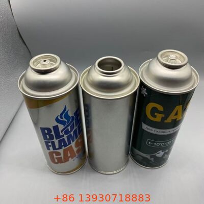 Tinplate 65mm Canister gas butane isi ulang untuk stabilitas penyimpanan bahan bakar jangka panjang